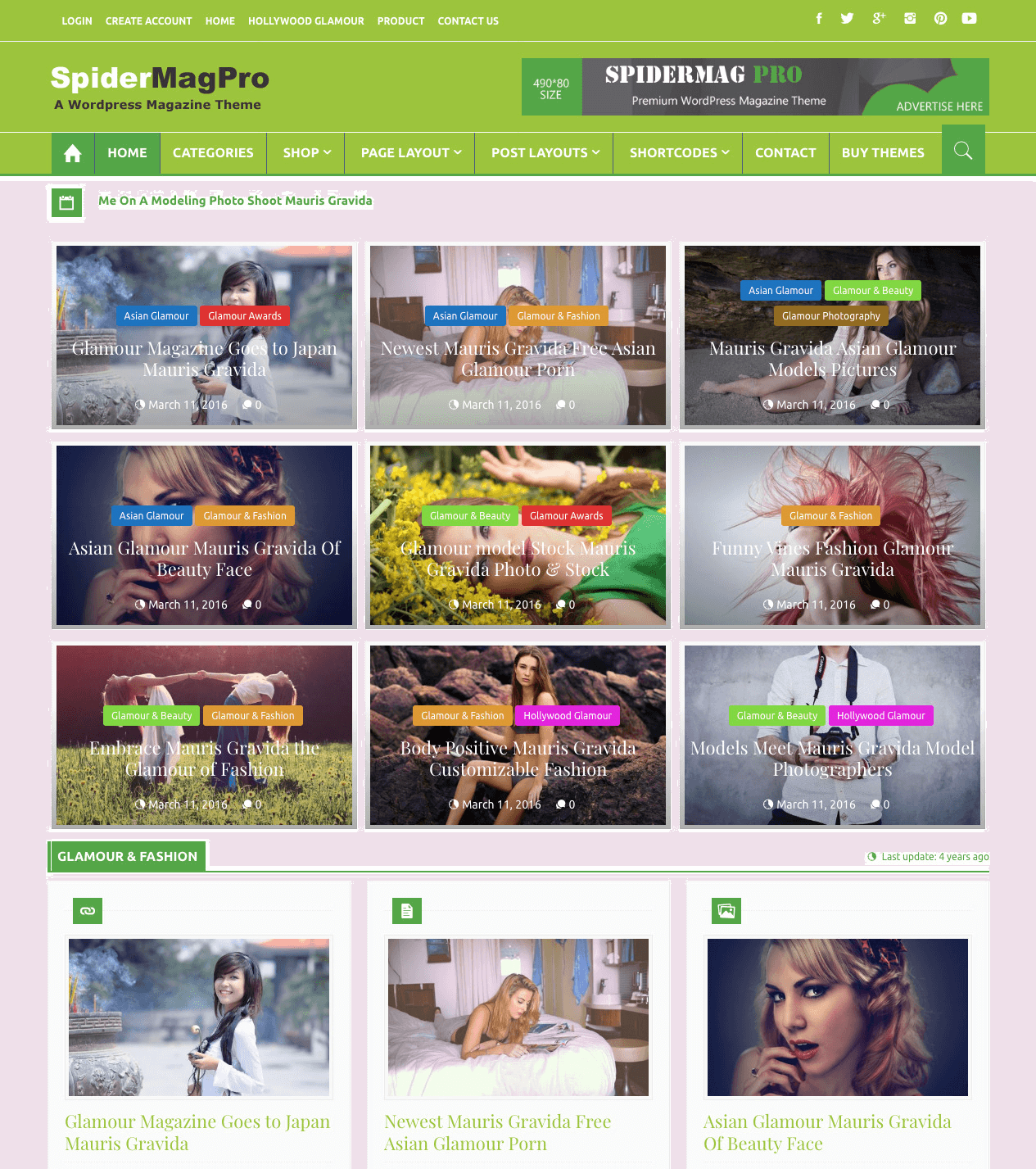 Sparkle Theme-SpiderMag-news