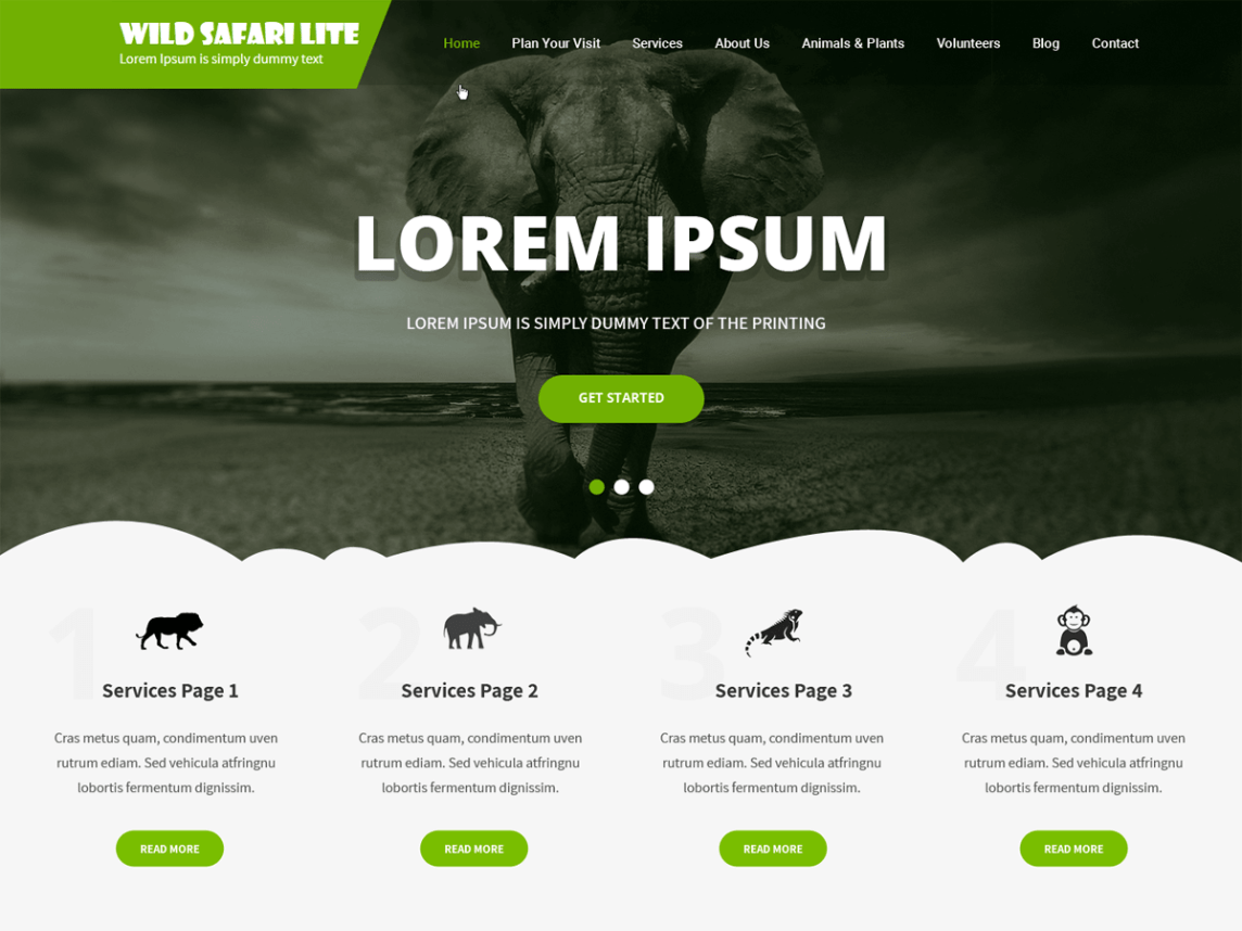 Wild Safari theme