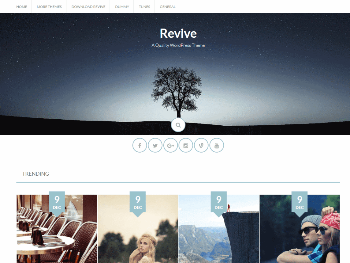 Revive theme