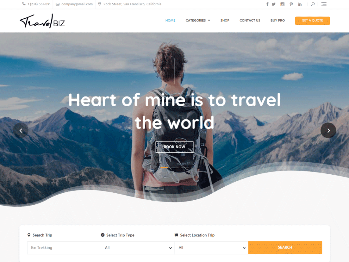 travelbiz theme