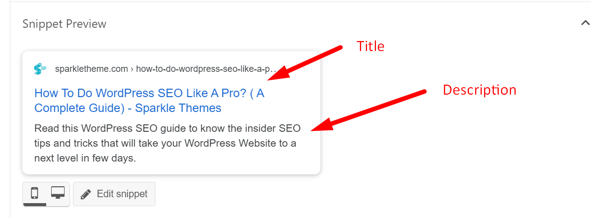 SEO title optimization