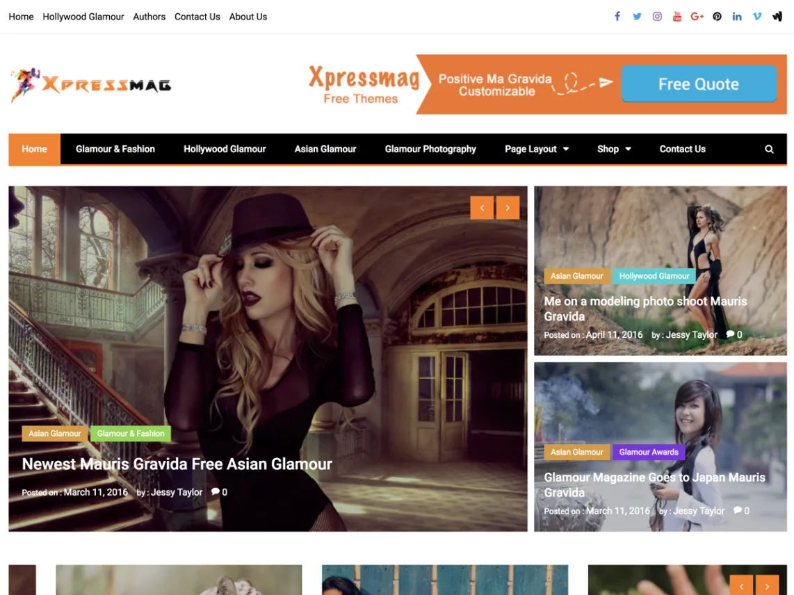 xpressmag magazine theme