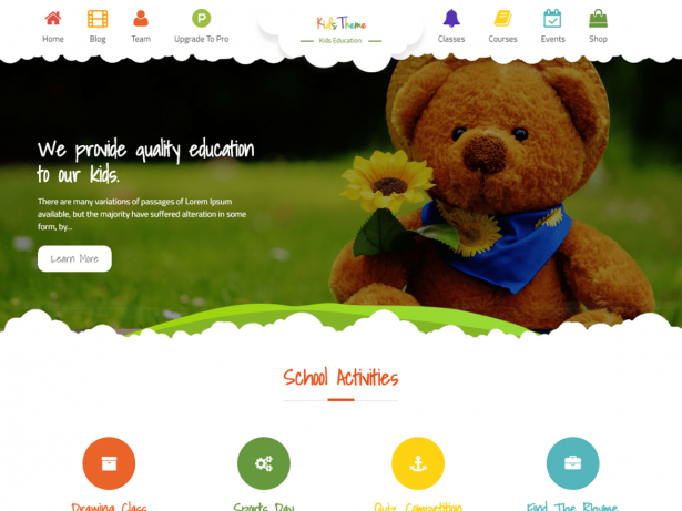 free education wordpress themes