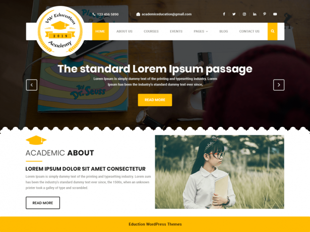 free education wordpress themes
