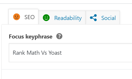 keyword assigning yoast