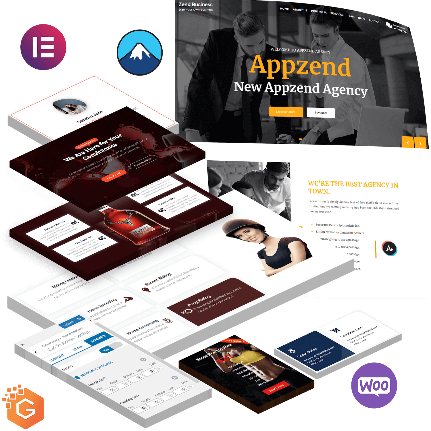 Appzend Multipurpose Business WordPress Themes